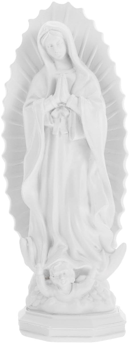 Dailygoods Dailygoody Standbeeld Onze Lieve Vrouw van Guadalupe - Wit - Katholiek religieus ornament