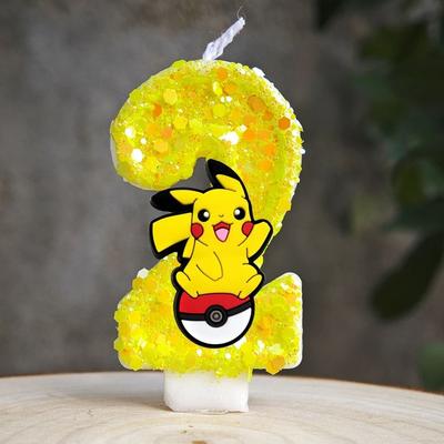 Uplift Picks Pikachu Number Birthday Candle Adds Character Fun To Every Celebration Cake b (2)