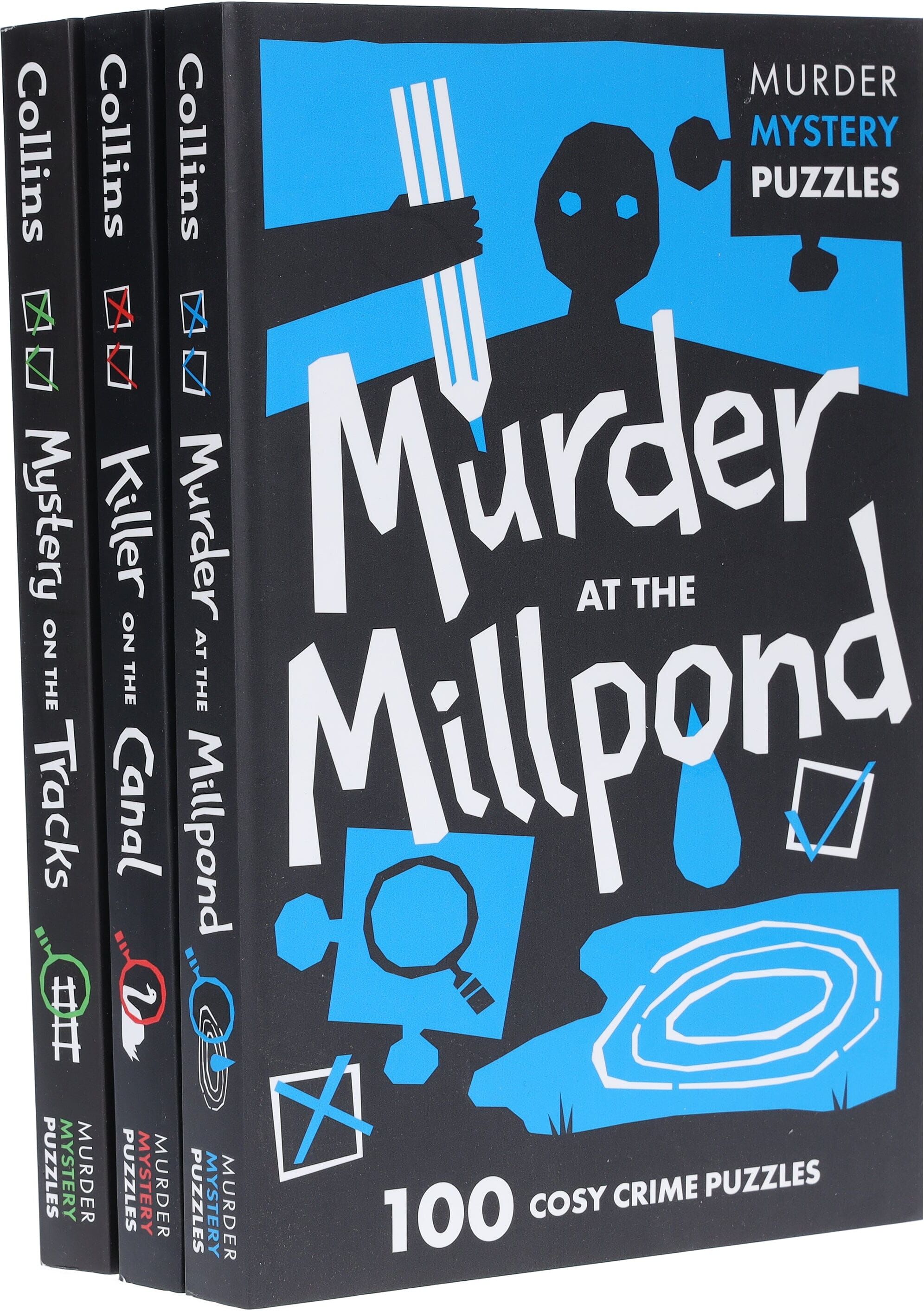 Murder Mystery Puzzles: 3 Books Collection Set - Fiction - Paperback Harpercollins Publisher