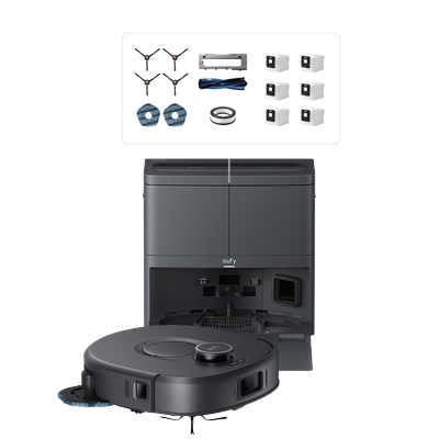 eufy Robot Vacuum Omni C30 edge + Replacement Kit Black
