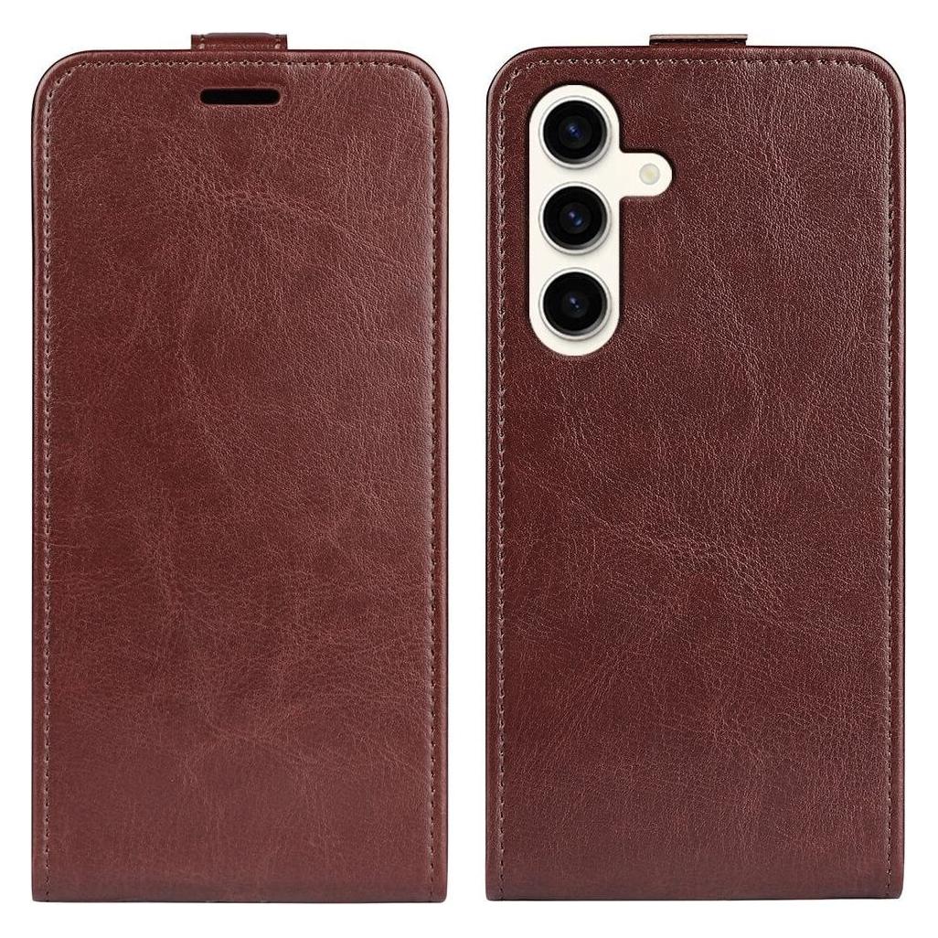 Cover-Discount Klassisches Flip Case vertikal braun (Samsung Galaxy S24+) (660166470D)