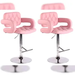 CLP 2er Set Barhocker Dublin pink