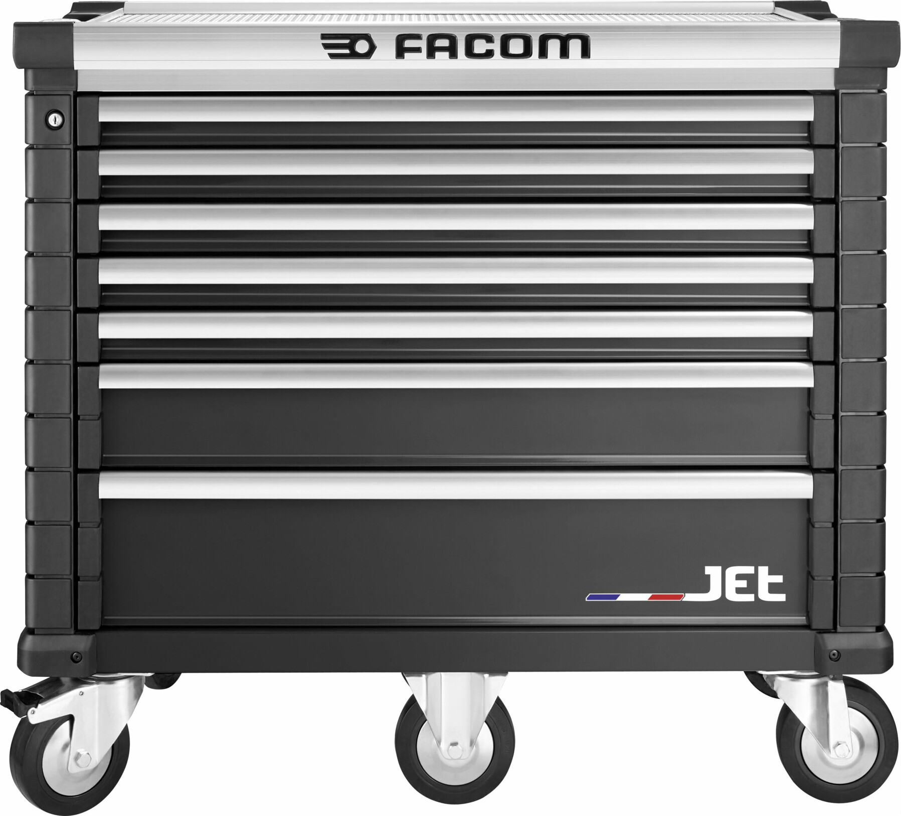FACOM Werkstattwagen JET, 7 Schubfächer 5 Module, schwarz
