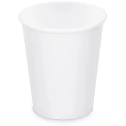 Pappbecher (PAP/PE) weiß Ø80mm 280ml `0,2L/8oz/M` [10 St.]