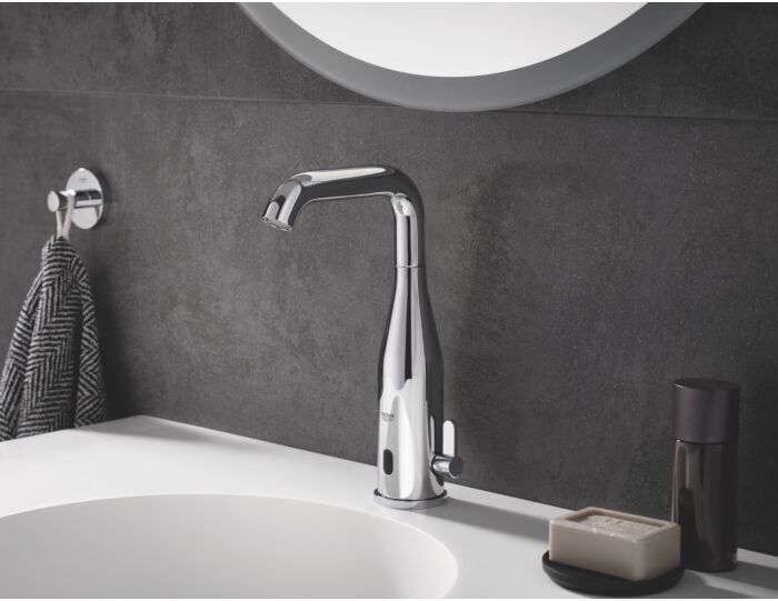 Grohe Essence E Waschtischarmatur 36444000 chrom, mit Mischung, Infrarot Elektronik