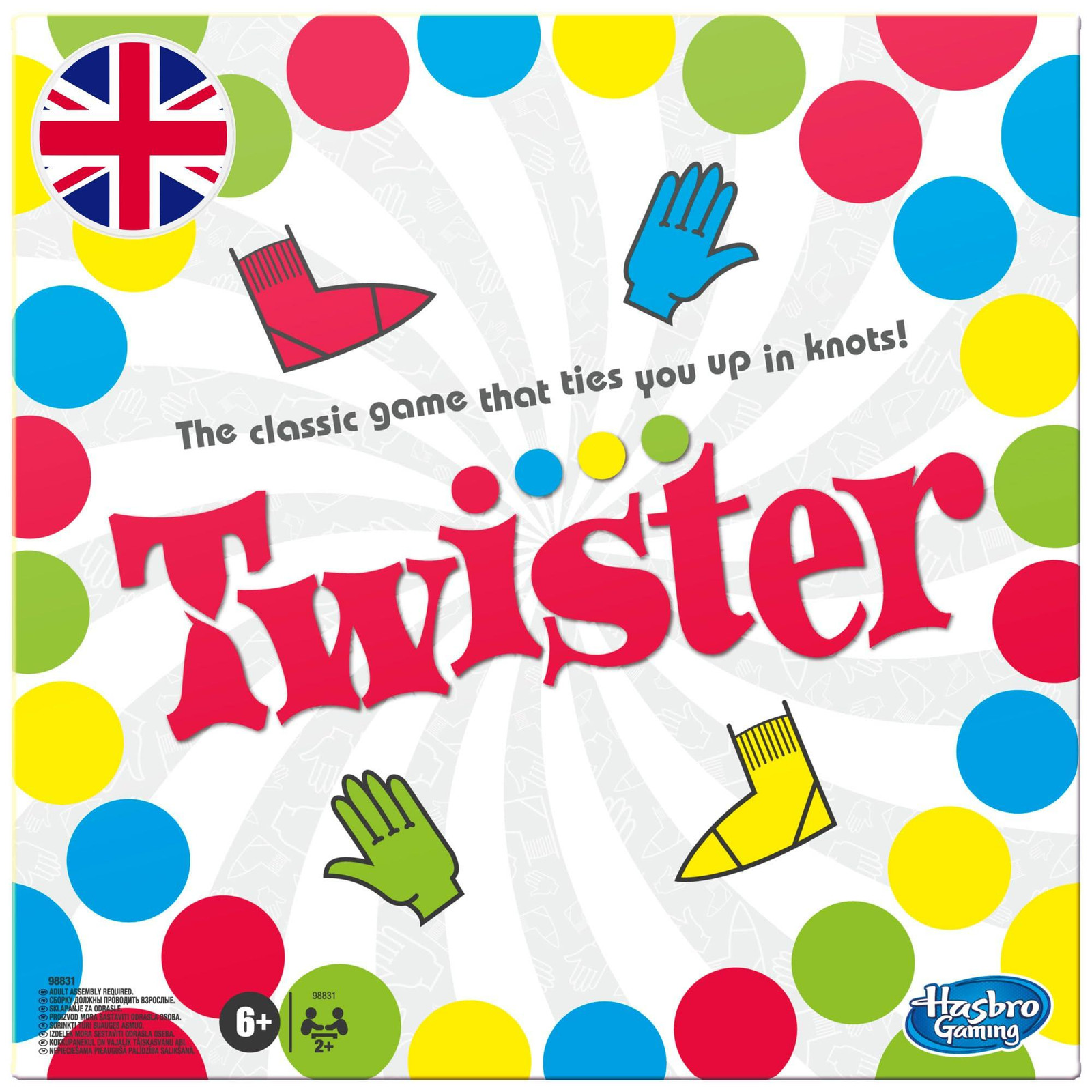 Hasbro Gaming Twister voor kinderen vanaf 6 jaar