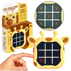 3in1 elektronisches Spiel Tic-Tac-Toe Memory Yellow Giraffe