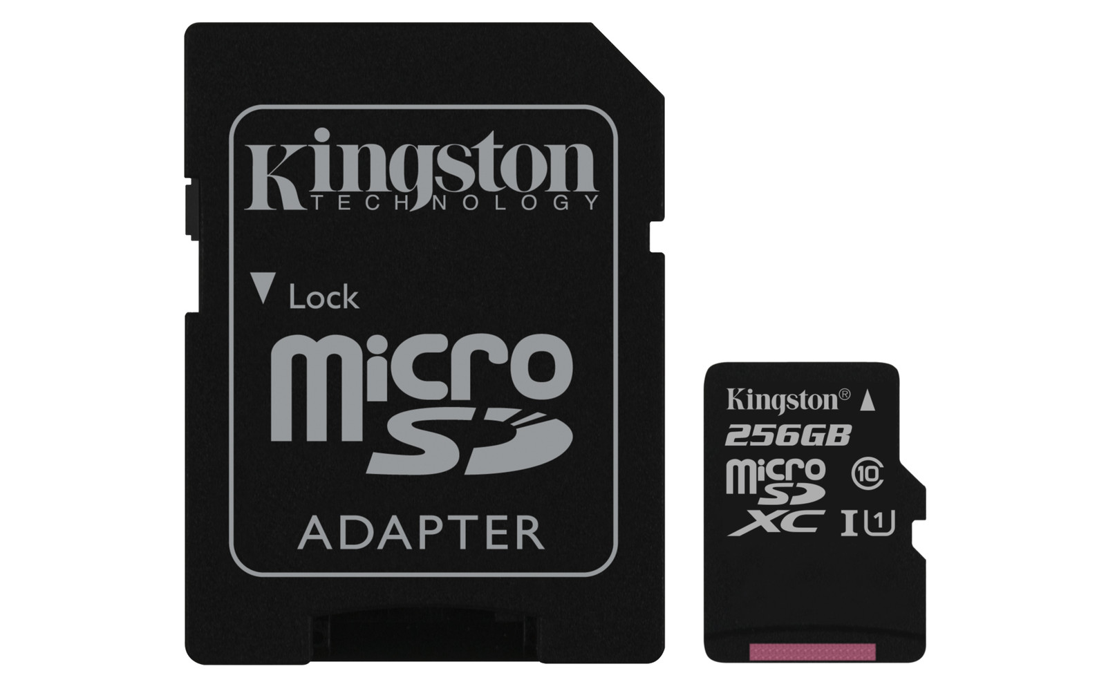 Kingston Technology Canvas Select MicroSDXC Kaart, 256 GB, Klasse 10, UHS-I, 80 MB/s