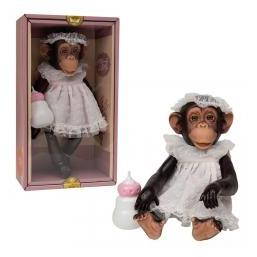 Askato Schimpansen-Affenpuppe im Nachthemd, 32 cm (65615454)