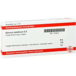 Stannum Metallicum D 8 Ampullen 8X1 ml