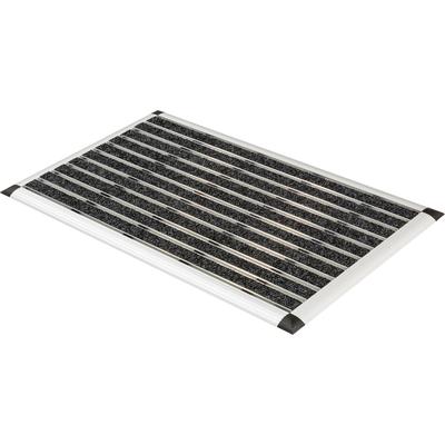 Fußmatte ASTRA "Alu-Türmatte Excellence Mat" Gr. 15, grau (anthrazit), B:45cm H:14mm L:75cm, Kunstfaser, Teppiche, Fußmatte, Schmutzfangmatte, In- und Outdoor geeignet