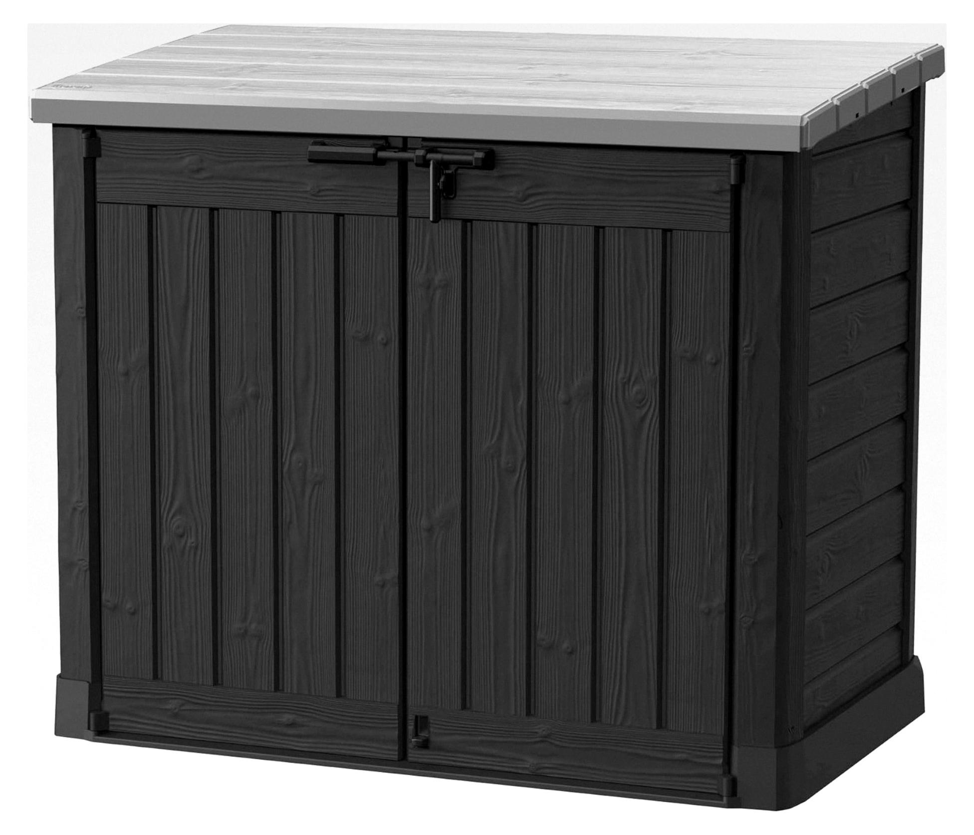 Koll Living Gartenbox für 2 x 240 Liter Mülltonnen - 100% schimmelfrei durch Belüftung - Modell 2024