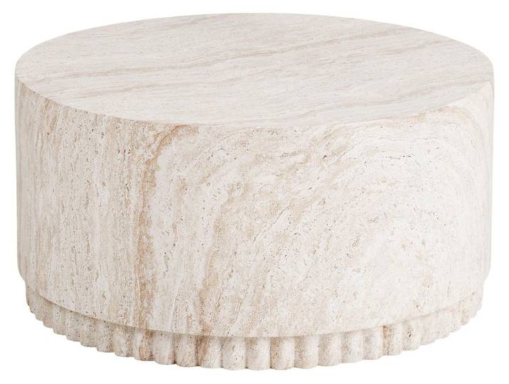 Ronja table basse de jardin Ø75cm naturel.