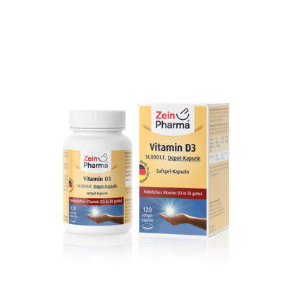 ZeinPharma Germany GmbH VITAMIN D3 14.000 I.E. Softgel-Kapseln ZeinPharma 120 St 13427964