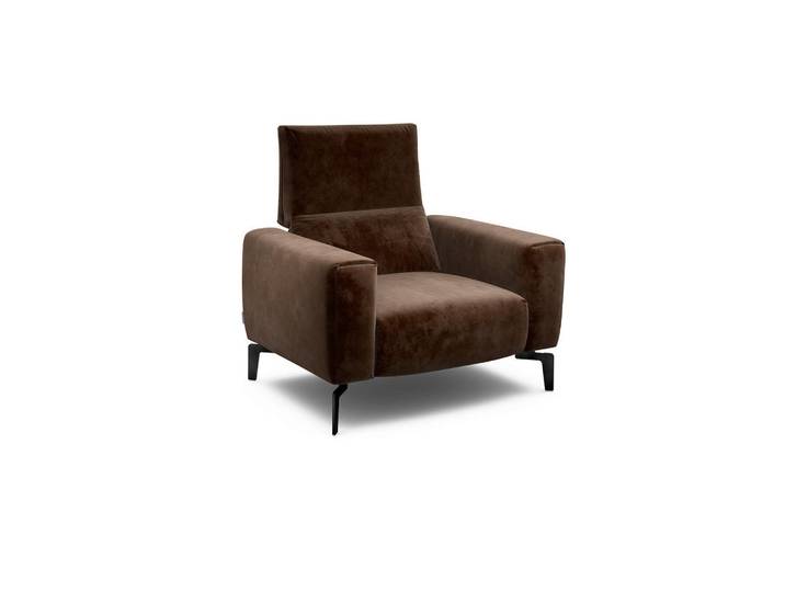 Sensoo Sessel Cosy, Braun, Metall, 110x85x86-94 cm, Stoffauswahl, Wohnzimmer, Sessel, Sonstige Sessel