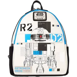 Loungefly Star Wars: The Power of the Force R2-D2 Astromech Droid Light Up Mini Backpack