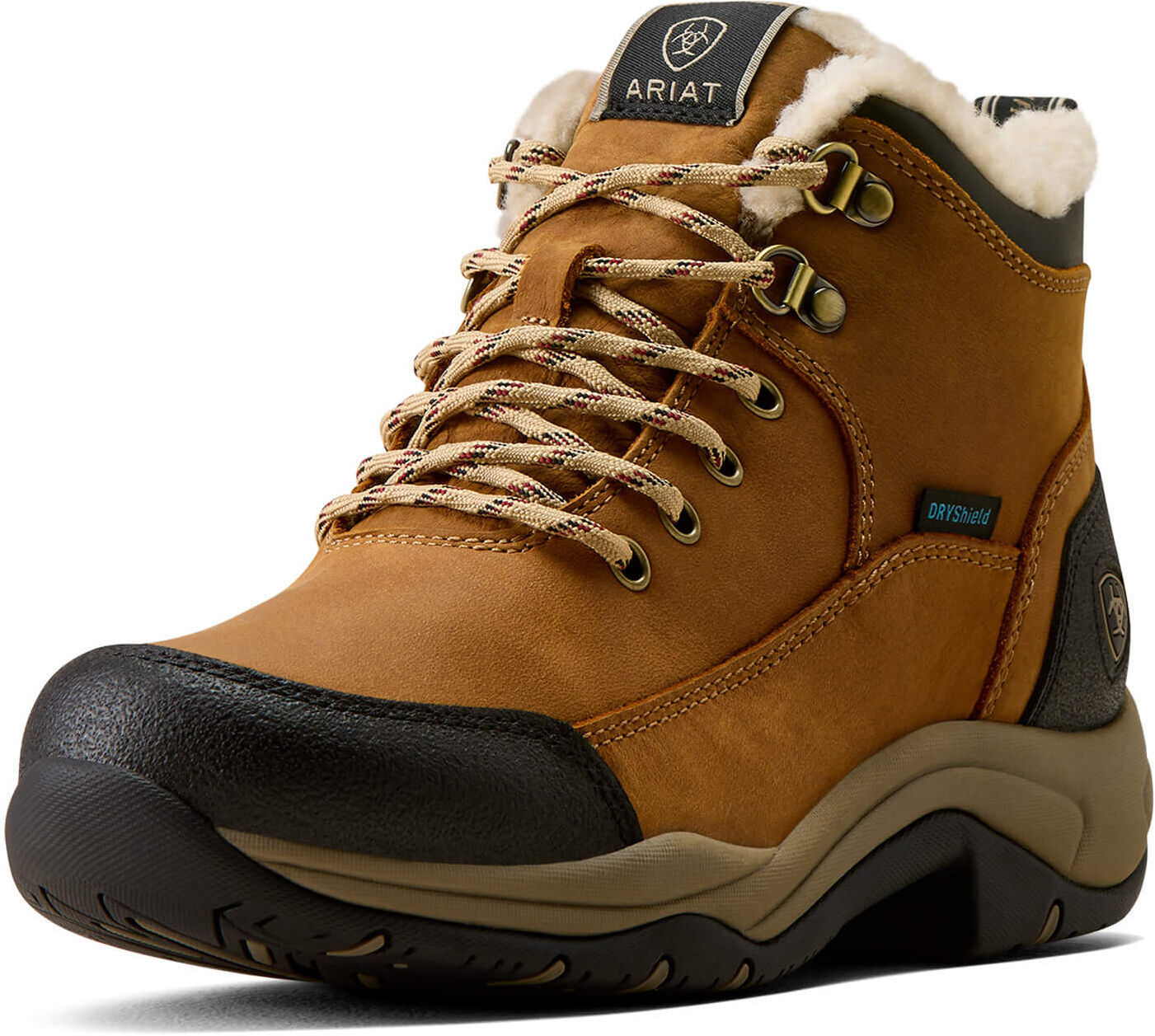Women's Terrain Sherpa Waterproof Boots in Dusted Wheat, Size: 5.5 B / Medium by Ariat