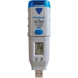 Peaktech 5185 Datenlogger Temperatur Luftfeuchte -40...+125°C, Messtechnik