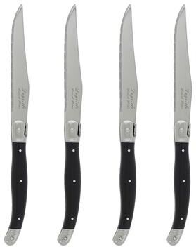 French Home Set of 4 Laguiole Black Steak Knives