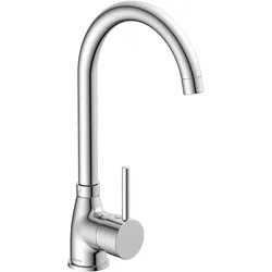 Schütte, Küchenarmatur, Wasserhahn Küche MANETTI Spültischarmatur Chrom Schwenkbar 35816