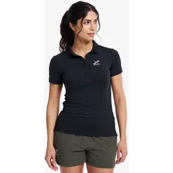 Stream Active Polo Shirt Damen Black, Größe:XS - Damen > Oberteile > T-shirts - Schwarz