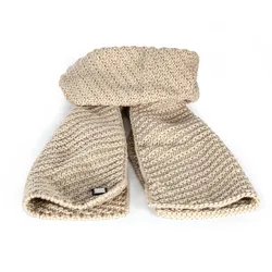 Equiline Strick Schal Virginia beige creme Acrylwolle kuschlig warm