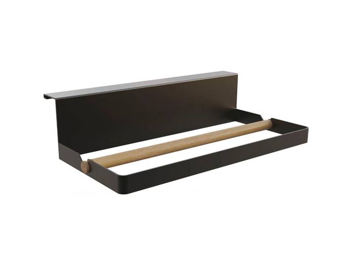 HKT Küchenrollenhalter, Schwarz, Metall, 30x7.5x14 cm, Küchenzubehör, Küchenhelfer, Küchenrollenhalter
