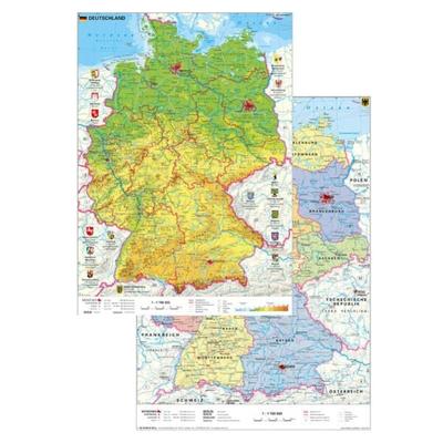 Deutschland physisch/politisch