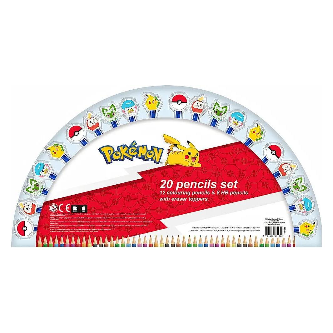 Pokémon Pencil SET w/toppers (20-pack) (161707053) (20x) (161707053)