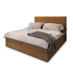 MASSENO Boxbett mit Bettkasten  ¦ grün ¦ Maße (cm): B: 140 H: 98