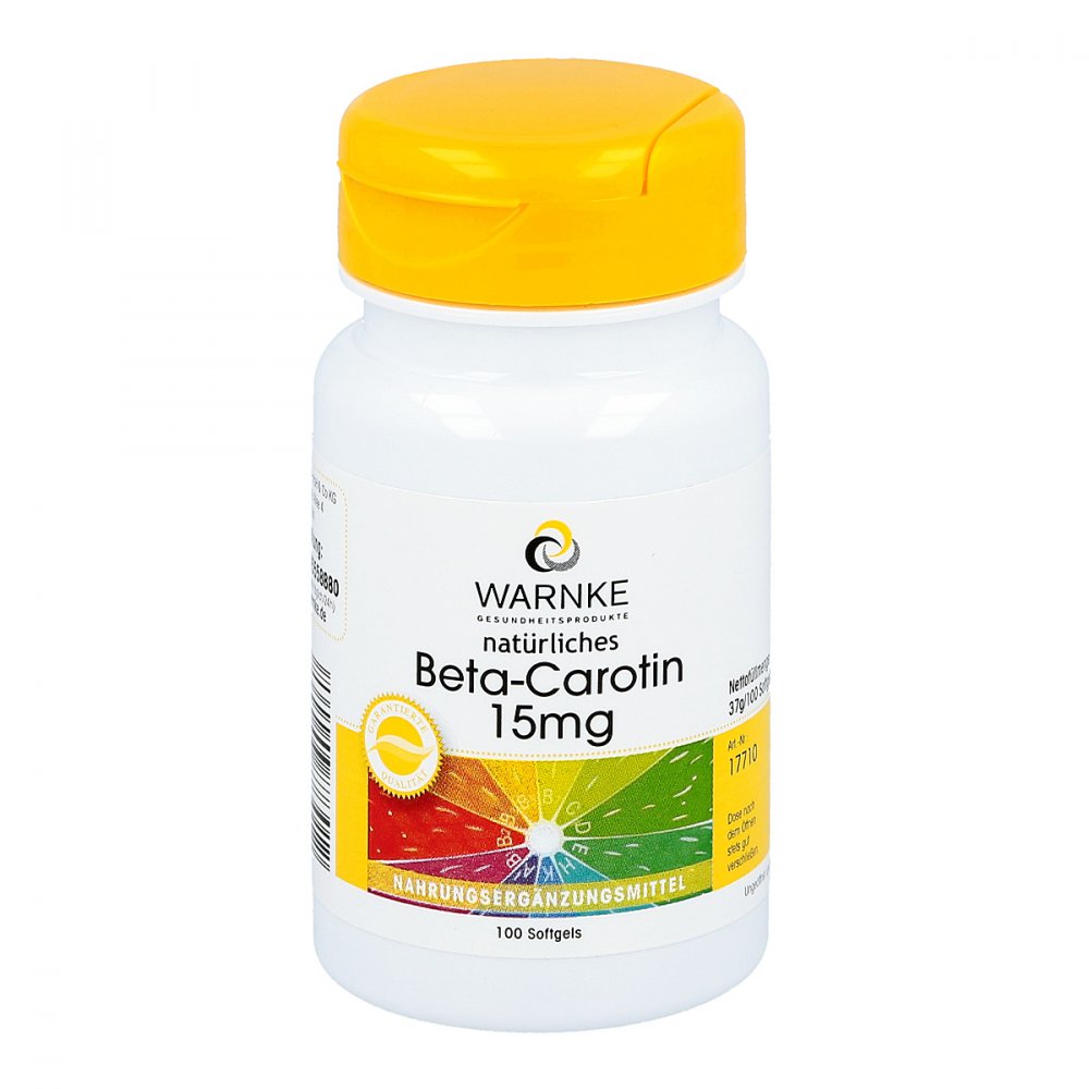 Warnke Vitalstoffe GmbH Beta Carotin Kapseln 15 mg natürlich 07115611