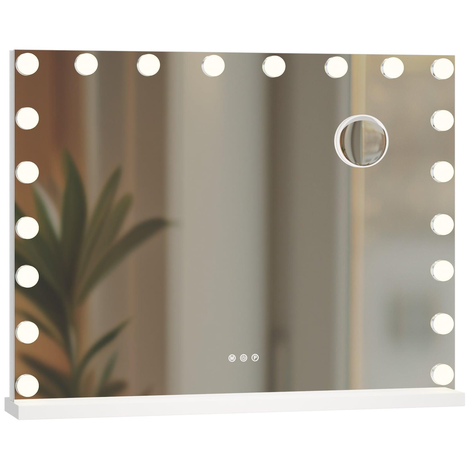 CLP Schminkspiegel Norlina mit Bluetooth Farbe: weiß, Set-Inhalt: mit Bluetooth