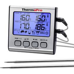 ThermoPro TP17 Grill-Thermometer Ofen- und Kerntemperatur Grillgut, °C /°F-Anzeige, Backen