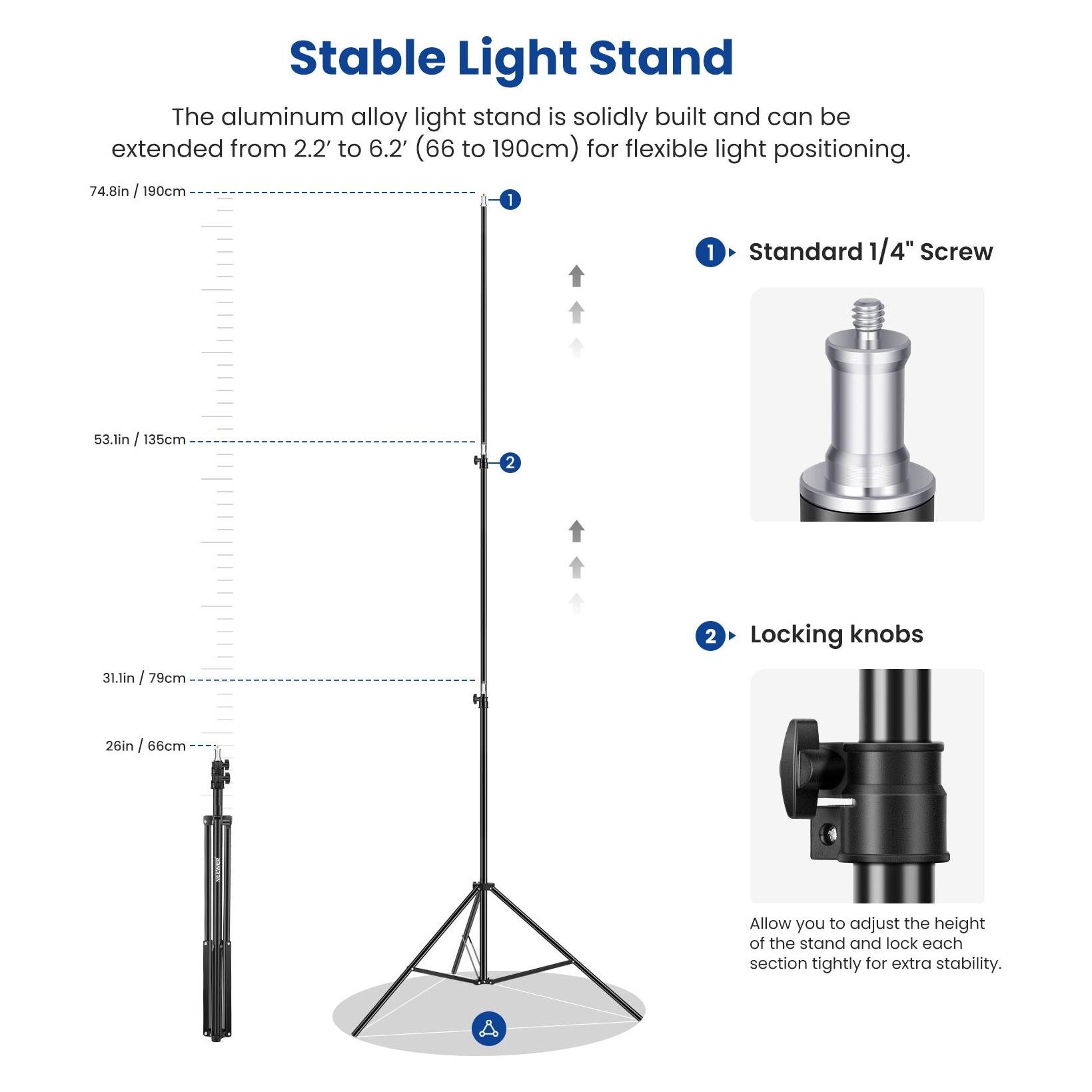 Neewer Kit 660 Bi Color LED (Studioleuchte) (B073XJN7XL)