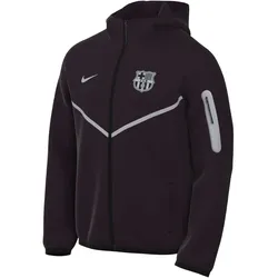 NIKE FC Barcelona Tech Windrunner Kapuzenjacke Herren 647 - burgundy ash/reflective silv M