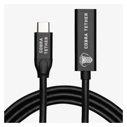 Cobra CobraTether USB-C Extention 5m Black (5 m, USB 3.2 Gen 1), USB Kabel