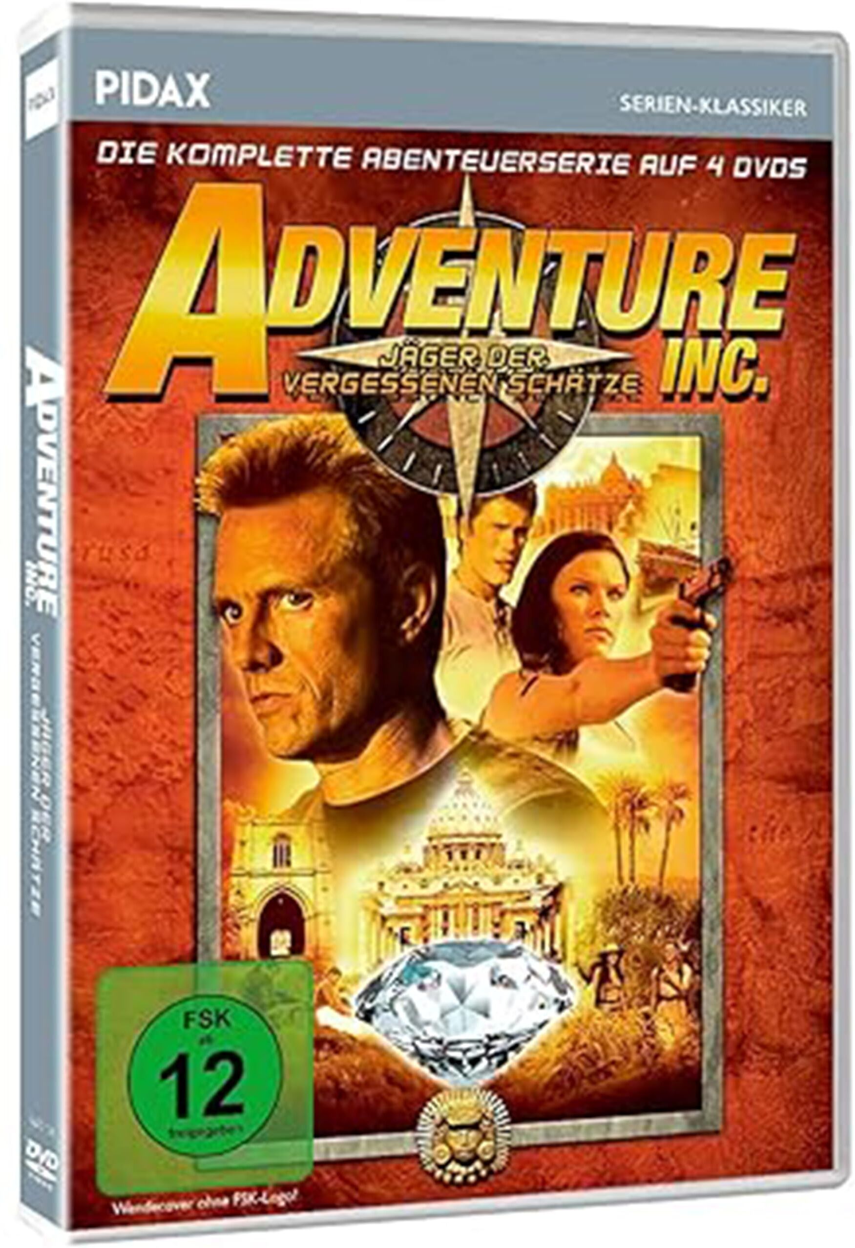 Oley Sassone - Adventure Inc. (Jäger der vergessenen Schätze) - Die komplette 22-teilige Abenteuerserie (Pidax Serien-Klassiker) [4 DVDs] - Preis vom 30.09.2026 22:30:23 h