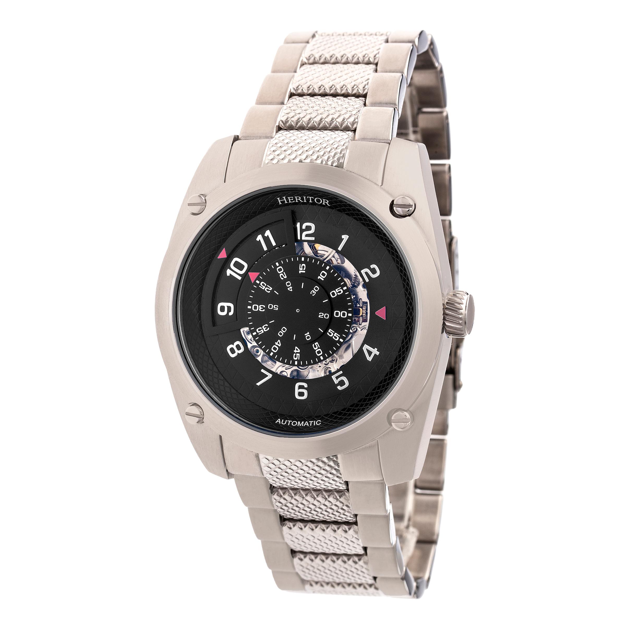 Heritor automatisch Daniels semi-skelet armbandhorloge
