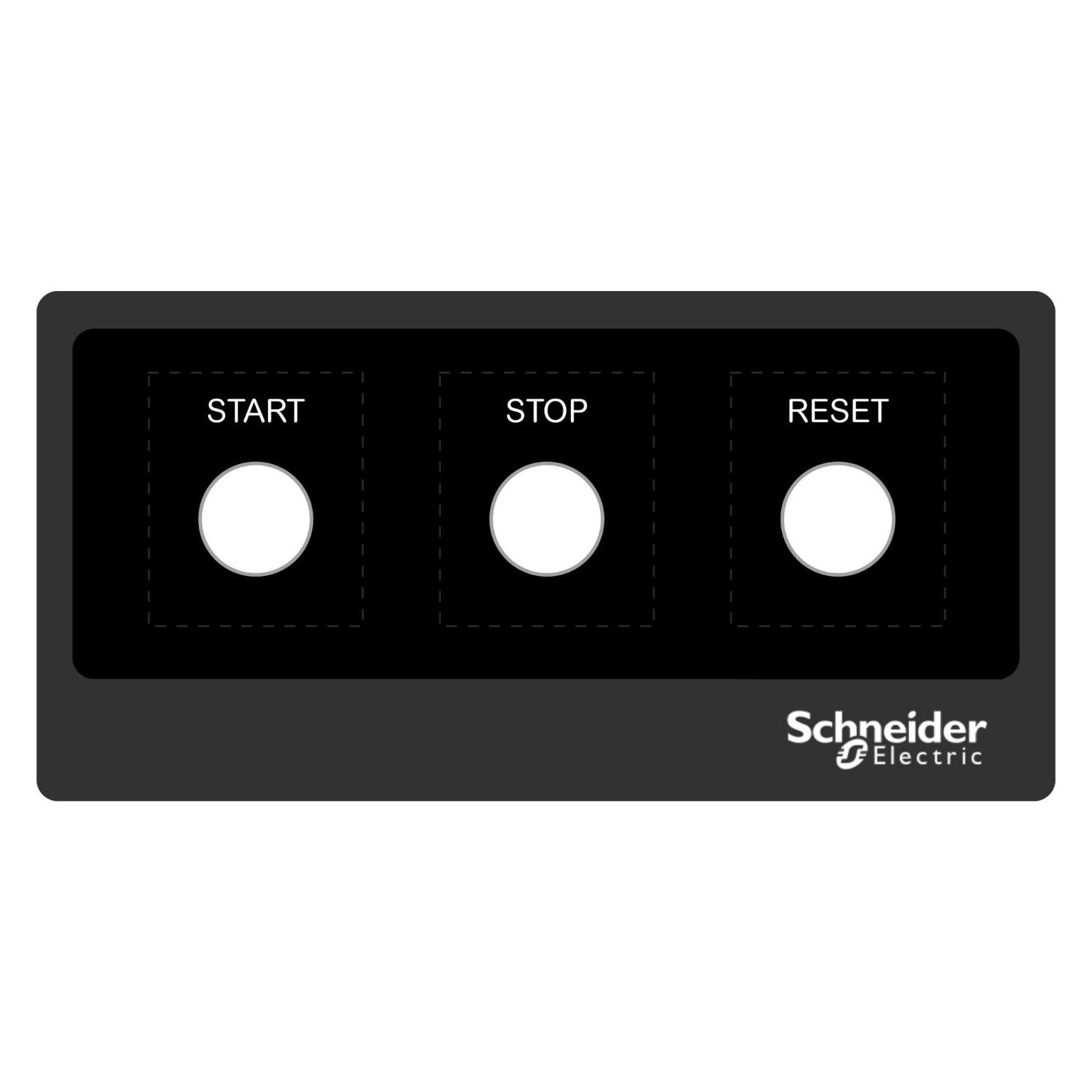 Schneider Electric Beschriftungsfeld 200x100mm zumAufkleben mit Beschriftung (ZBYLEG201001)