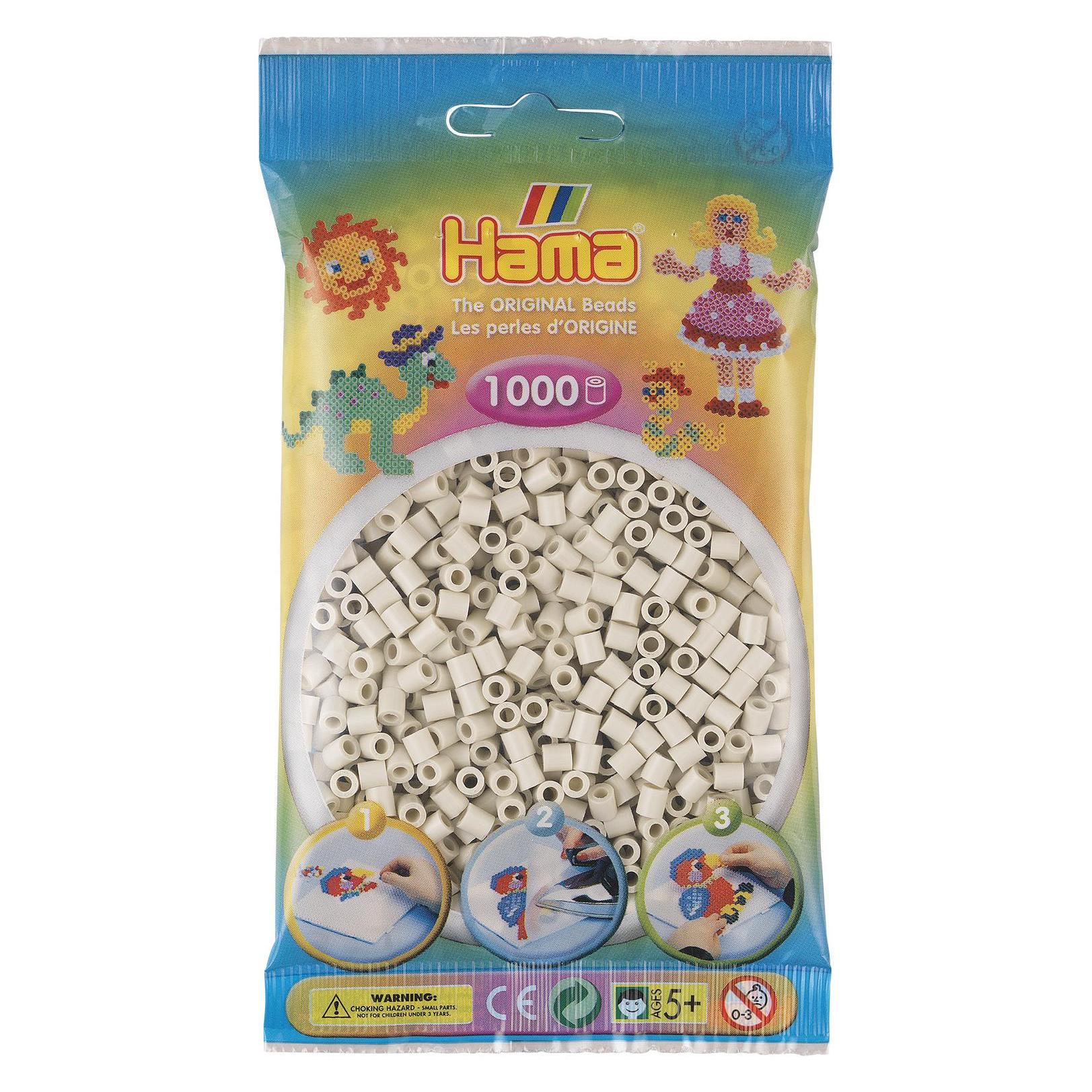 Hama Perlen Strijkkralen - Cloudy White (77), 1000st. (207-77)