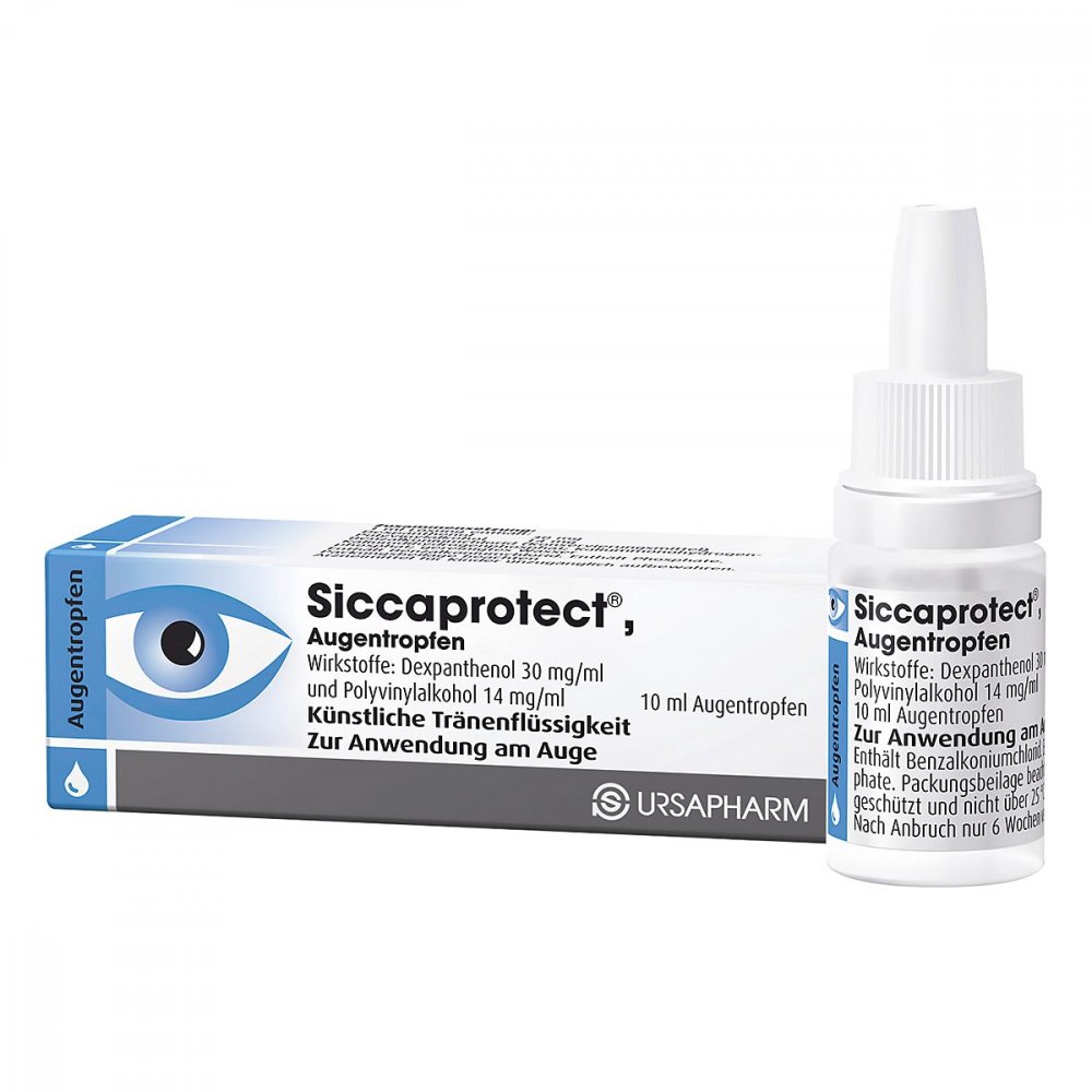 URSAPHARM Arzneimittel GmbH Siccaprotect Augentropfen 03005570