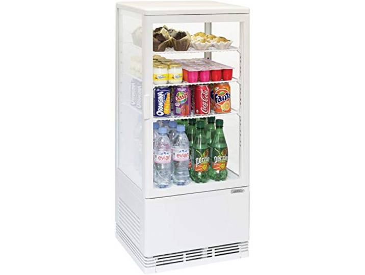 Casselin CVR78LB - Mini vitrine réfrigérée positive 78L Blanche