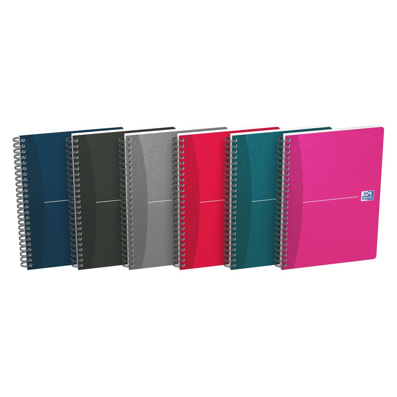 OXFORD Collegeblock Office Essentials liniert DIN A5 ohne Rand, 5er Pack