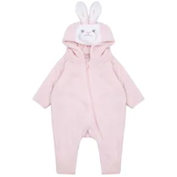 Larkwood Kinder Hasen-Overall Baby-Strampler LW073 white 18/24 Monate