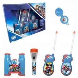 Joy Toy Zestaw 4w1 Krótkofalówki Latarka Lornetka Kompas Dla Dzieci Batman Superman / 23933 Dc