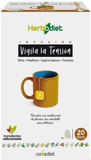 Novadiet HERBODIET VIGILA A TENSÃO 20 Infusões