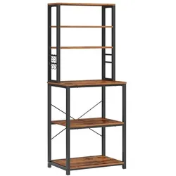 VASAGLE Küchen-Organizer vintage-braun 60/40/167 cm