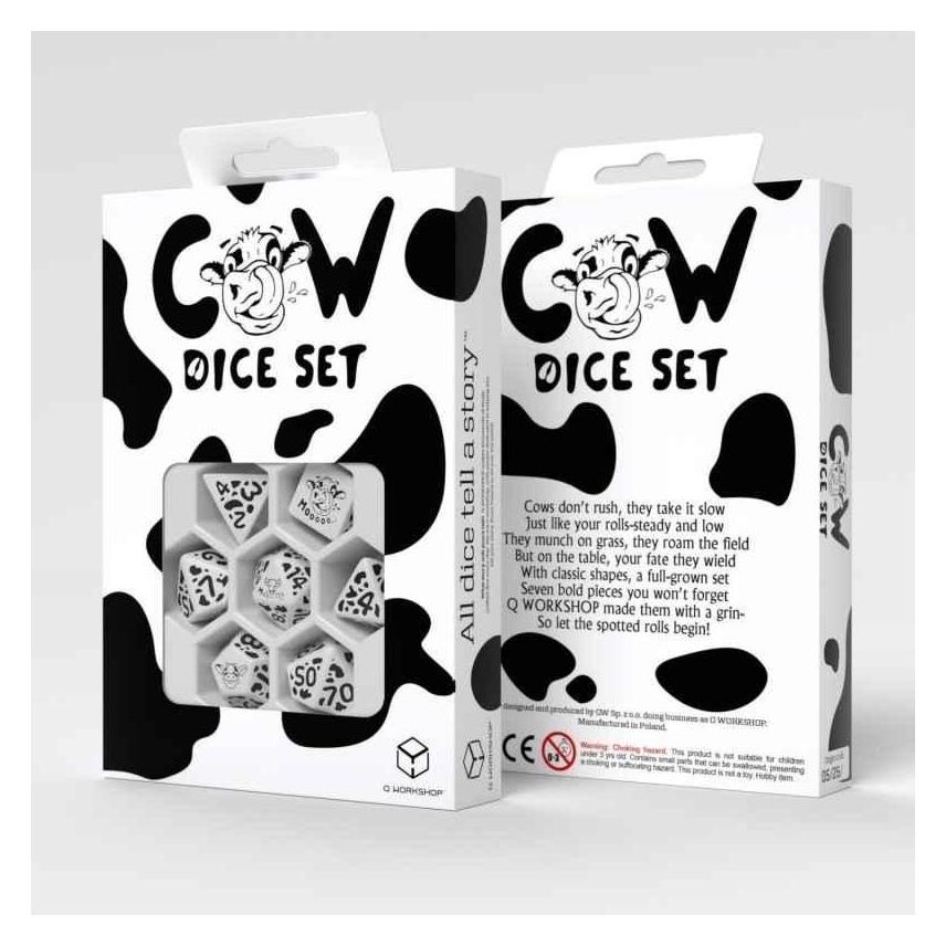 Q Workshop Cow Dice Set: MOOzilla (437636)
