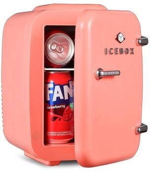IceBox 4-Liter Mini Fridge Cooler/Warmer - N/A