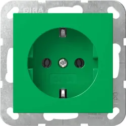 Gira SCHUKO-Steckdose System 55 Grün 4455107